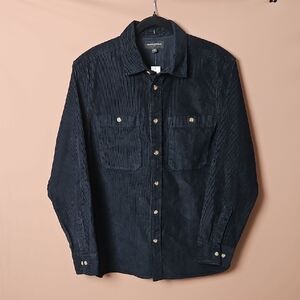 Banana Republic Dark Blue Corduroy Shirt Jacket